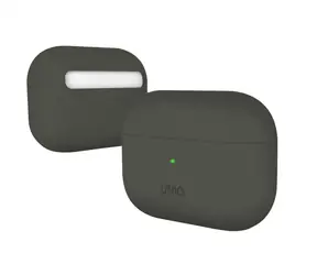 Uniq Lino Hybrid Liquid silikonové ochranné pouzdro pro AirPods Pro - Moss šedá