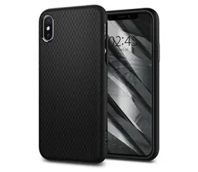 Spigen Liquid Air zadní kryt pro Apple iPhone XS & X černá
