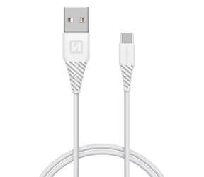 SWISSTEN SUPER FAST CHARGING datový kabel USB-C 1.5m bílá / 5A