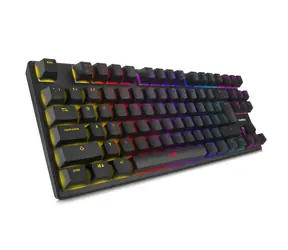Niceboy ORYX K300X / herní klávesnice / OUTEMU Blue / RGB podsvícení / USB / 1.5m / CZ layout