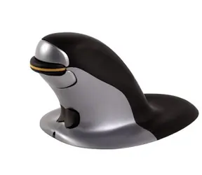 Fellowes Penguin Ambidextrous wireless - S / Vertikální bezdrátová laserová myš / 400 & 600 & 800 & 1200 DPI