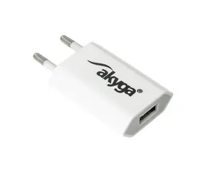 TRX Akyga USB nabíječka 220V bílá / 5V / 1A 