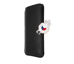 FIXED Slim Tenké pouzdro vyrobené z pravé kůže pro Apple iPhone 11 Pro & XS & X černá 