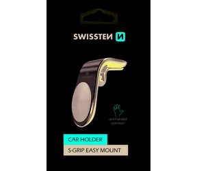 SWISSTEN EASY MOUNT stříbrná / Magnetický držák do ventilace auta