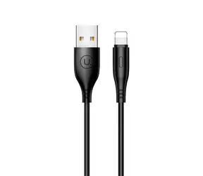 USAMS SJ266 Round Lightning Datový Kabel černá