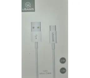 USAMS SJ284 Datový Kabel microUSB bílá