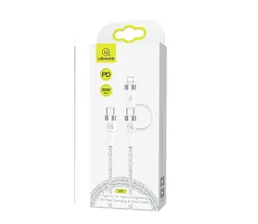 USAMS SJ403 U31 Datový Kabel Type-C - Type-C (Lightning) bílá