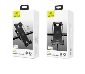 USAMS ZJ053 Silikonový Držák na Kolo černá