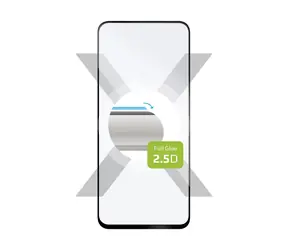 FIXED Full-Cover Ochranné tvrzené sklo pro Samsung Galaxy A71 černá / lepení přes celý displej