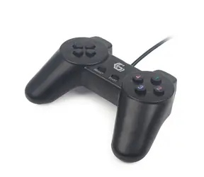 Gembird JPD-UB-01 gamepad černá / 4-way D-pad / 10 tlačítek / kabel 1.45m