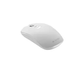 CANYON CNS-CMSW18PW bílá / Bezdrátová optická myš s bezdrátovým nabíjením / 1600 DPI / 4 tlačítka / USB 2.4 Ghz