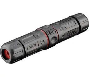 PremiumCord spojka RJ45 STP (stíněný) CAT6 (2xF RJ45) / průmyslová / IP68 venkovní