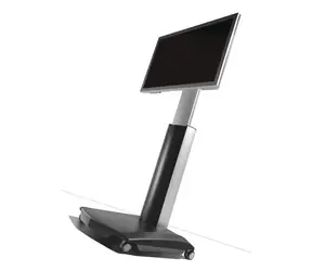 Vogels PET 2520 černá / Pojízdný stojan na TV / výška 110-170 cm / VESA / max. 55 kg