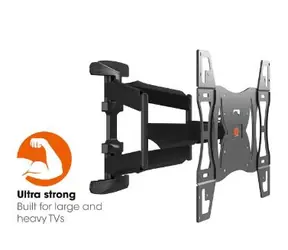 Vogels BASE 45 L černá / Nástěnný držák pro TV / 40" - 65" / VESA / otočný | sklopný / max 45 kg