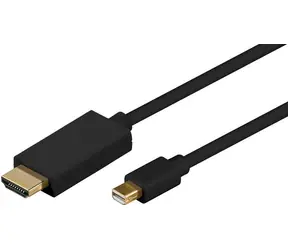 MicroConnect  MiniDisplayPort 1.2 - HDMI Kabel M-M  / 5m / 1920x1080P / černá