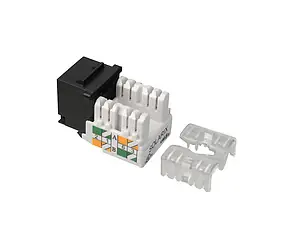 Solarix zařezávací keystone CAT5E svorkovnice 90° / konektor RJ45 / nestíněný