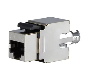 Solarix zařezávací keystone CAT5E STP / konektor RJ45 / stíněný