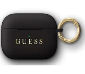 GUESS Silikonový Kryt pro Apple Airpods Pro černá