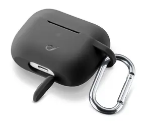 Cellularline Bounce Ochranný kryt s karabinou pro Apple AirPods Pro černá