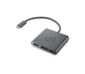 DELL adaptér USB-C na HDMI & DisplayPort & USB-C