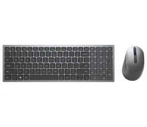 DELL KM7120W US šedá / Set bezdrátové klávesnice a myši / US / 2.4GHz / Bluetooth / USB