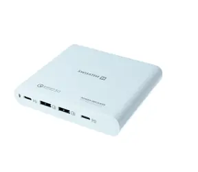 SWISSTEN 87W PD3.0 & QC3.0 PPS síťový adaptér bílá / 2xUSB-C / 2x USB