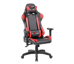 Red Fighter C8 herní křeslo černá / PU kůže / RGB podsvícení / odnímatelné polštářky / nosnost 132kg