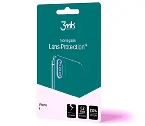 3mk Lens Hybridní sklo ochrana kamery pro Apple iPhone Xr (4ks)