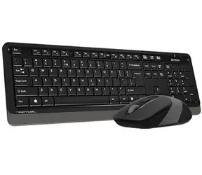 A4tech FSTYLER FG1010 šedá / Bezdrátová klávesnice + myš / 2.4GHz / USB