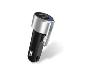 CONNECT IT Emergency Car Charger stříbrná / Nabíječka do auta / 15W / 2x USB