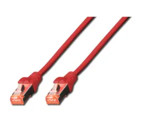 Digitus CAT 6 Patch Cable S-FTP 2m červená / AWG 27|7 / LSOH / Měď
