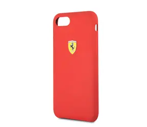 Ferrari SF Silikonový Kryt pro Apple iPhone 8 & SE2020 červená
