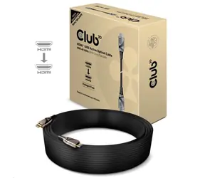 Club3D Prodlužovací kabel HDMI 2.0 UHD / aktivní optický / HDR 4K 60Hz / M-M / 50m