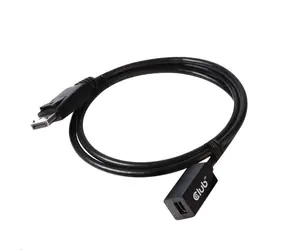 Club3D Kabel Mini DisplayPort 1.4 na DisplayPort 8K@60Hz DSC 1.2 HBR3 HDR Bidirectional (F-M) / 1m