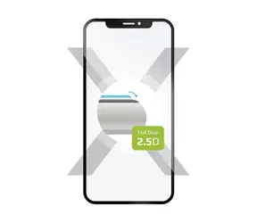 FIXED Full-Cover Ochranné tvrzené sklo pro Xiaomi Redmi 9A & 9C černá / lepení přes celý displej