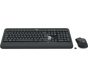 Logitech Wireless Desktop MK540 Advanced (Nordic) / Klávesnice / Myš / USB / Šedá 