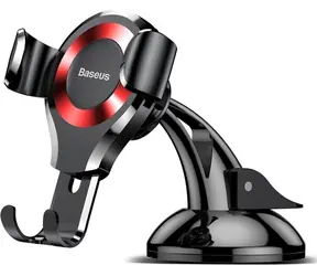 Baseus Osculum Type Gravity Car Holder červená / držák telefonu do auta