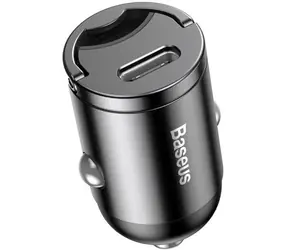 Baseus Tiny Star Mini USB-C nabíječka do auta / 30W / 1x USB-C / do autozapalovače / šedá
