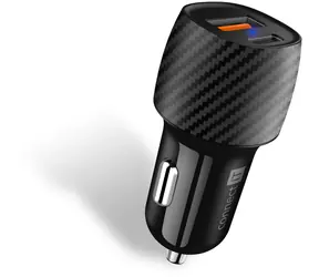 CONNECT IT InCarz PD+QUICK CHARGE 3.0 nabíječka do auta černá / 18W / 3 A / 1x USB-A / 1x USB-C / QC 3.0 