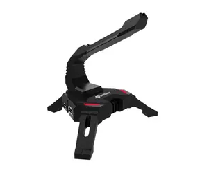 Sandberg 2v1 USB Hub Bungee / 4x USB-A 2.0 + 1x microUSB / rameno pro vedení kabelu / černá