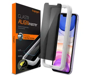 Spigen AlignMaster Privacy ochranné sklo pro Apple iPhone 11