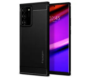 Spigen Rugged Armor ochranný kryt pro Samsung Galaxy Note20 Ultra černá