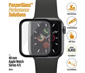 PanzerGlass Curved Glass Tvrzené sklo pro Apple Watch 4, 5 ,6 a SE (40mm) černá