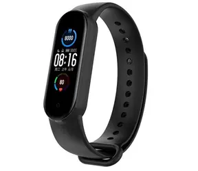 Tactical 661 Silikonový Řemínek pro Xiaomi Mi Band 5 černá