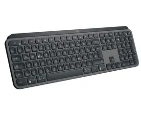 Logitech Wireless MX Keys MAC černo-šedá / Bezdrátová klávesnice / podsvícená / Bluetooth+RF / US