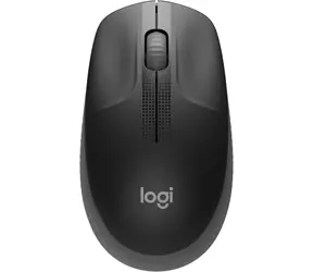 Logitech M190 šedá / optická bezdrátová myš / 1000 DPI / USB přijímač / 3 tlačítka