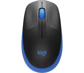 Logitech M190 modrá / optická bezdrátová myš / 1000 DPI / USB přijímač / 3 tlačítka