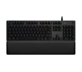 Logitech G513 černá / herní klávesnice / US layout / kabel USB-A 2.0 / 1x USB-A 2.0 / RGB Lightsync / GX Brown Tactile