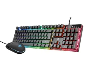 Trust GXT 838 AZOR COMBO CZ & SK / Herní klávesnice + myš / USB / CZ & SK