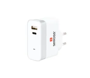 SKROSS DC55 USB nabíjecí adaptér Type-C Euro / 5400mA max.